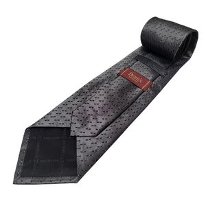 J. Z. Richards Charcoal Grey Patterned Tie 56" Length 100% Silk
